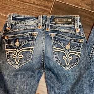Woman’s rock revival jeans